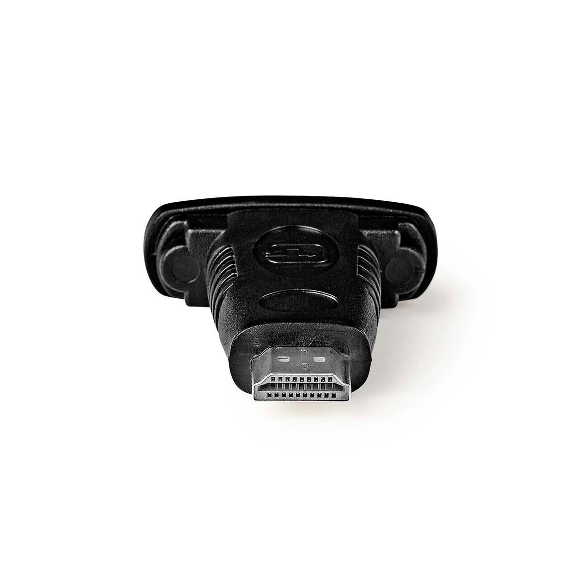 Nedis  Adattatore HDMI™ | Connettore HDMI™ | DVI-D 24+1-Pin femmina | Placcato oro | Dritto | ABS | Nero | 1 pz. | Scatola 