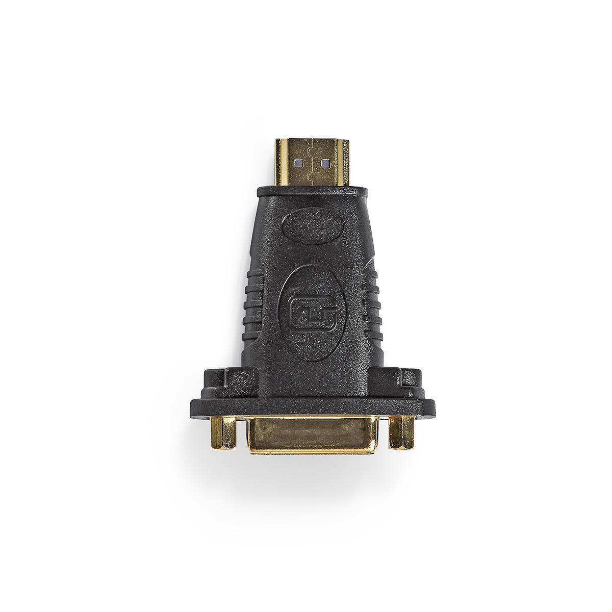 Nedis  Adattatore HDMI™ | Connettore HDMI™ | DVI-D 24+1-Pin femmina | Placcato oro | Dritto | ABS | Nero | 1 pz. | Scatola 
