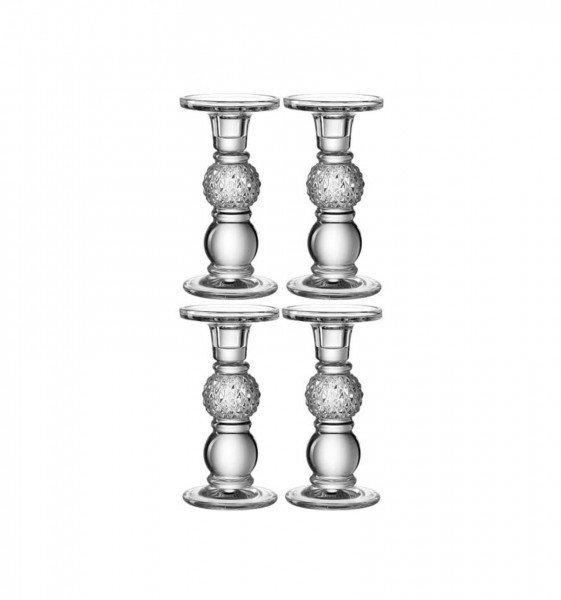 Image of Leuchter Poesia 18 Cm 4 Stück, Transparent Unisex