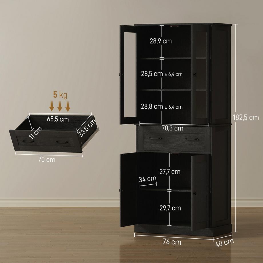 HOMCOM armoire de cuisine  