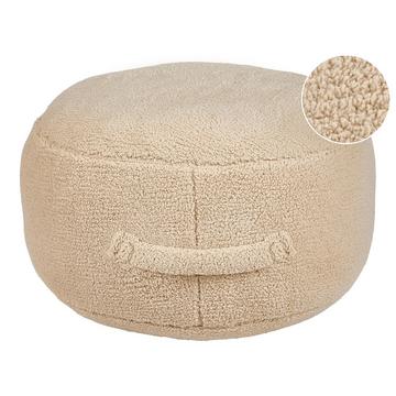 Pouf en Bouclé Moderne ADLANA