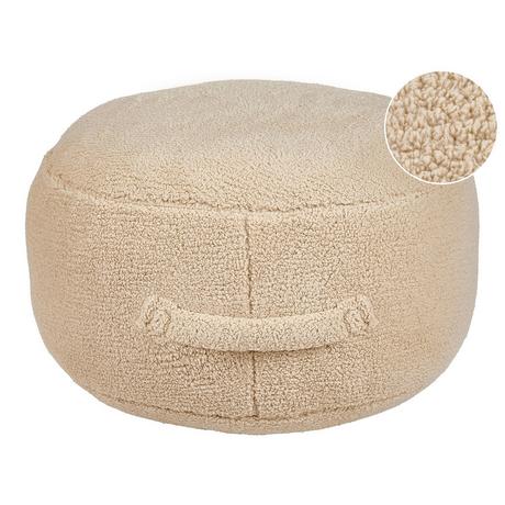 Beliani Pouf en Bouclé Moderne ADLANA  