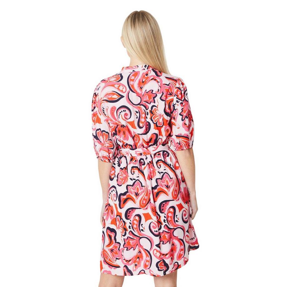 Principles Robe Mini à Manches Bouffantes Motif Paisley  