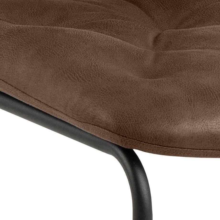 mutoni Chaise de salle à manger Karia marron (1 pièce)  