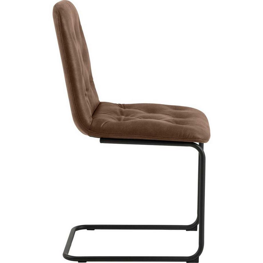 mutoni Chaise de salle à manger Karia marron (1 pièce)  