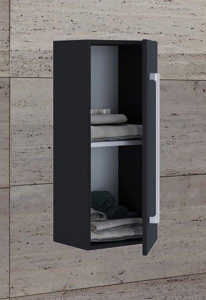 VCM Holz Holz Wandregal | Midischrank | Maße: H. 75 x B. 33 x T. 22 cm |  1 hohe Tür - Badinos D  