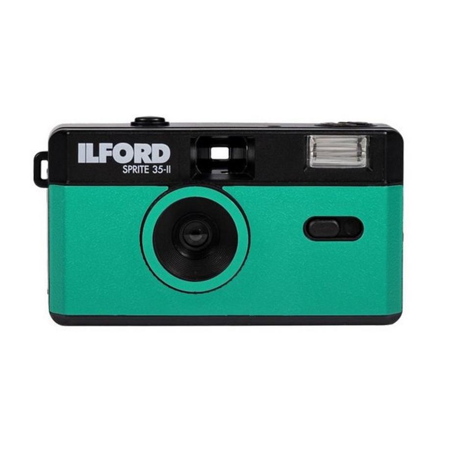 Ilford  Sprite 35  II Kamera green + black 