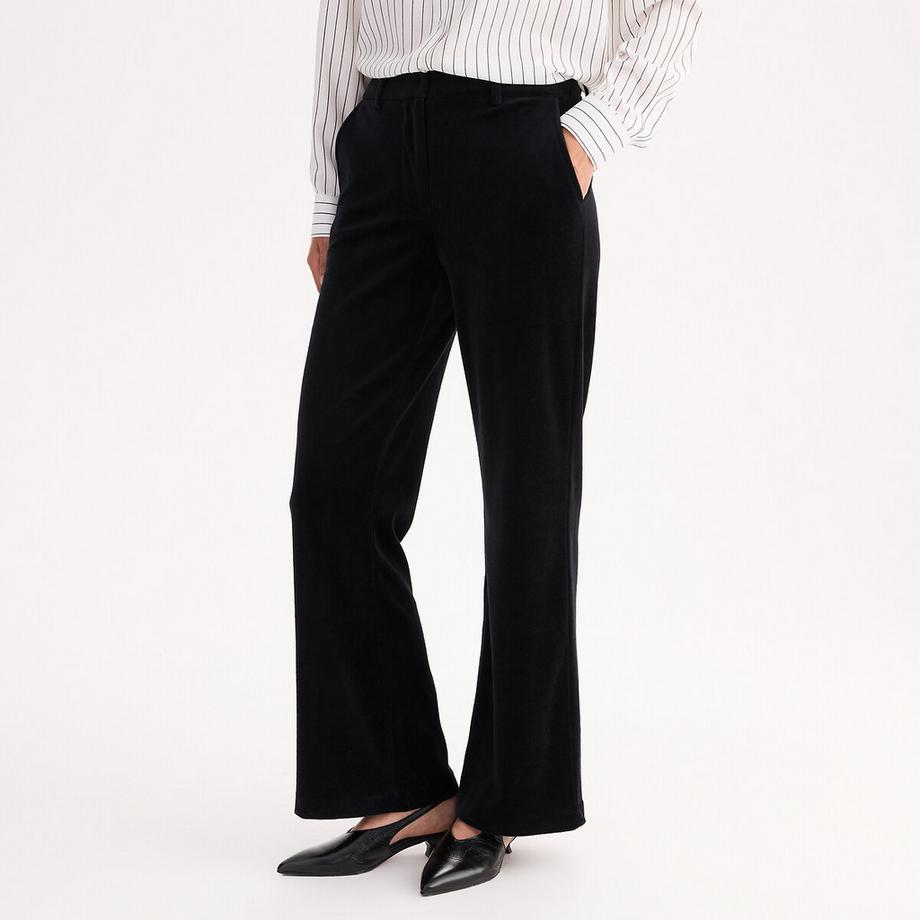 Pantalon velours lisse