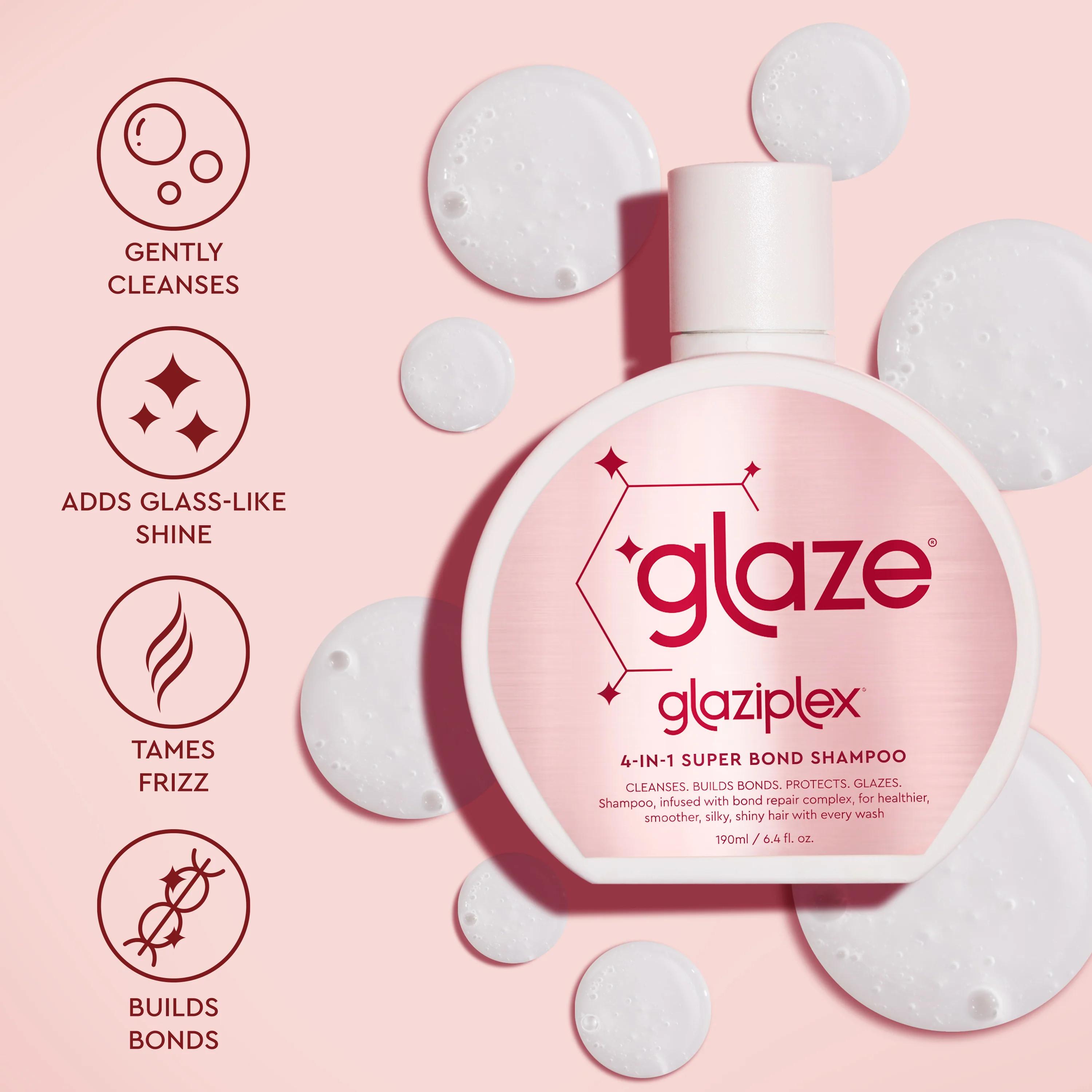 Glaze  Glaziplex Super Shine Bond Shampoo - 2 Stück 
