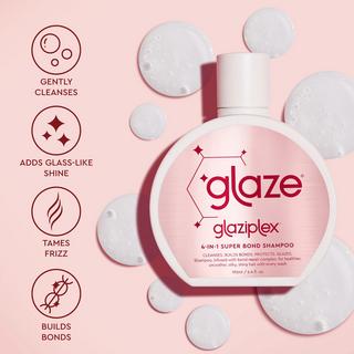 Glaze  Glaziplex Super Shine Bond Shampoo - 2 Stück 