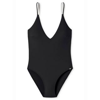 Schiesser Maillot de bain côtelé col en V  