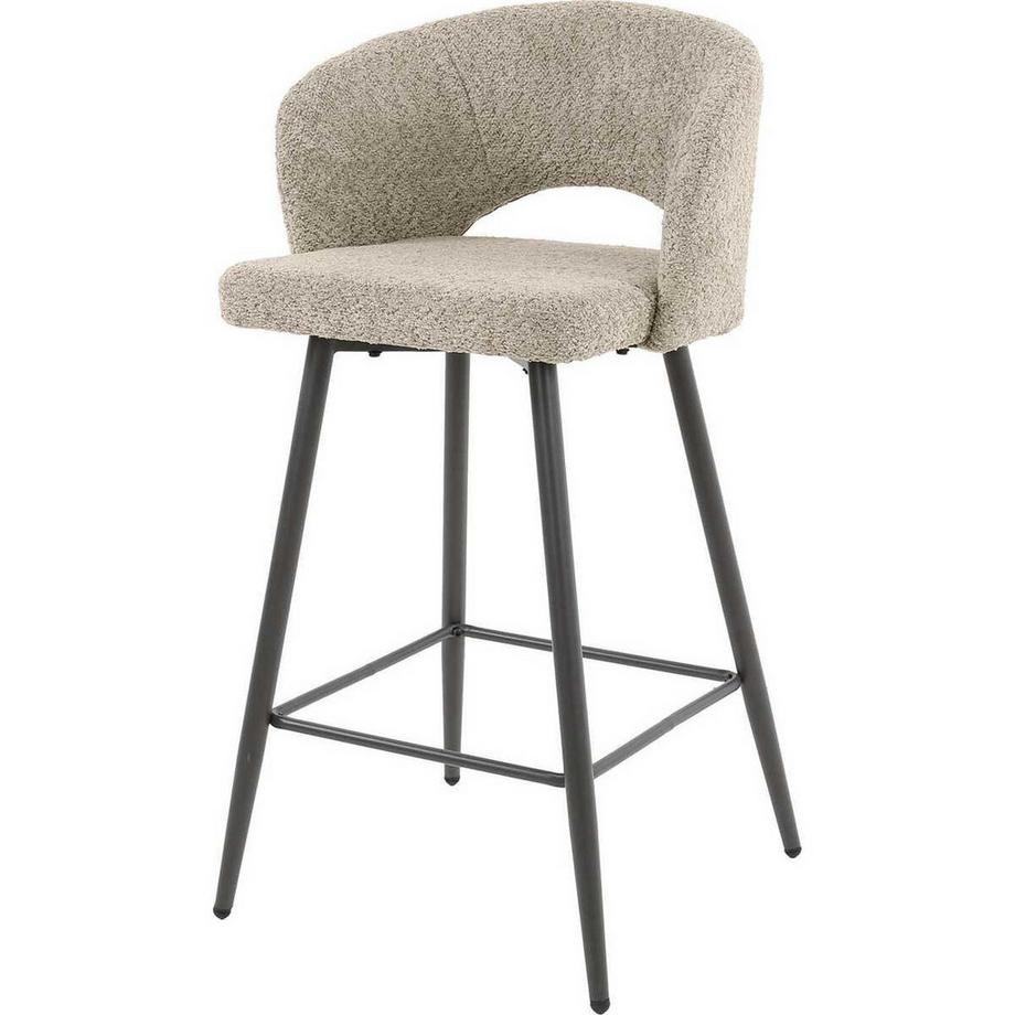 Sedia da bar Salon Bouclé sabbia