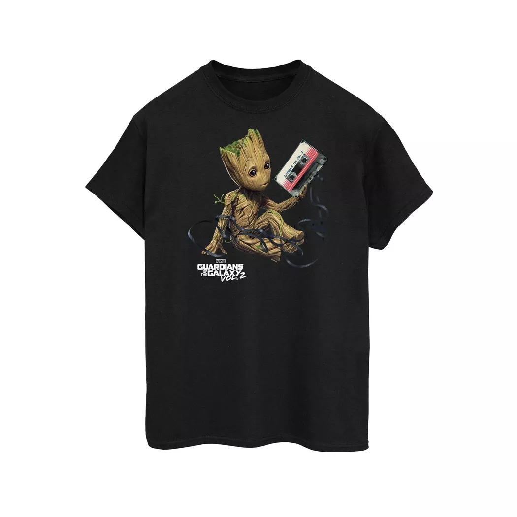 MARVEL - Guardians Of The Galaxy TShirt, für Damen, Schwarz, Größe S