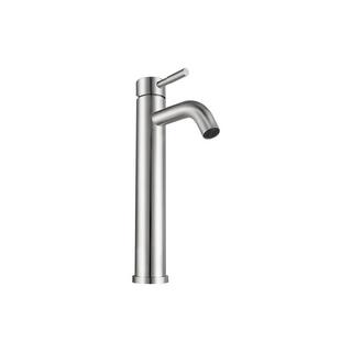 SHOWER DESIGN Rubinetto miscelatore meccanico arrotondato H29,6 cm in inox nichel spazzolato - SALAVAN  