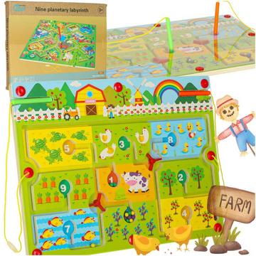 Gioco magnetico labirinto di palline città