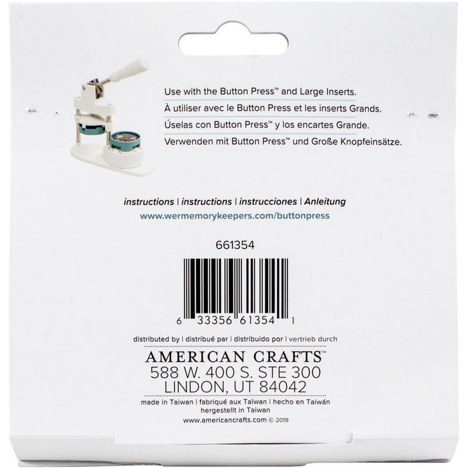 We R Memory Keepers  We R Memory Keepers Button Press 