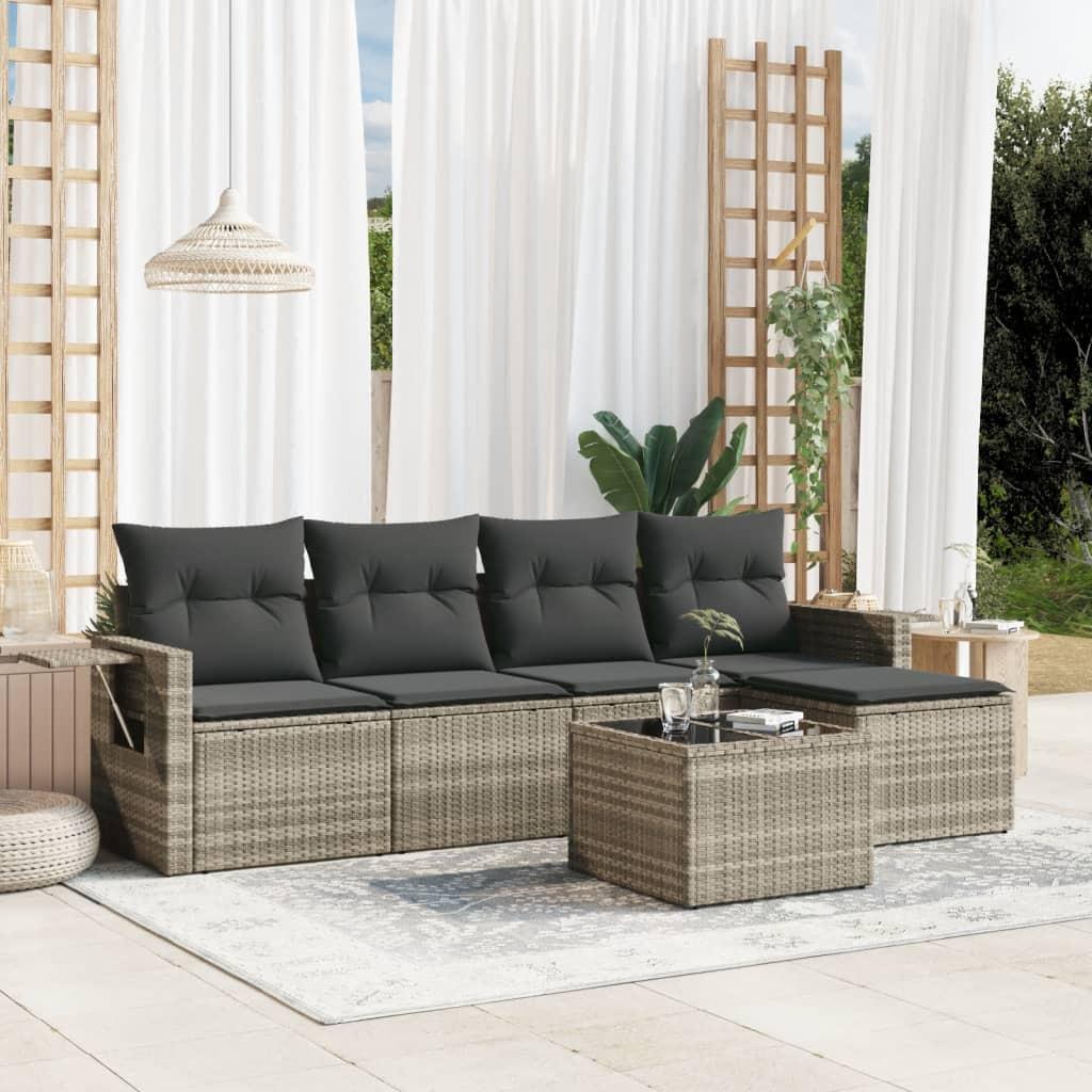 VidaXL Garten sofagarnitur poly-rattan  