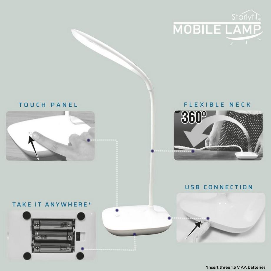 STARLYF Starlyf Mobile Lamp - Lampada LED portatile  