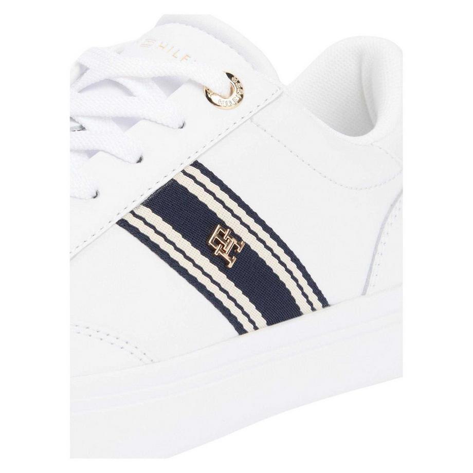 TOMMY HILFIGER Web Sneaker Leder Flach  