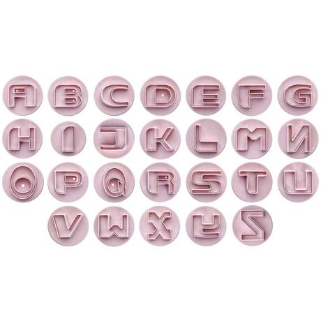 Ibili Set d'emporte-pièces Lettres  