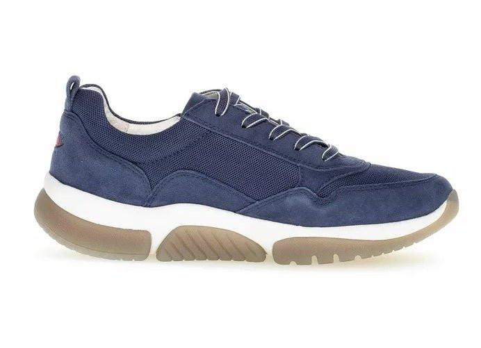 Image of 66.938.36 - Leder Wandersneaker Damen Blau 42