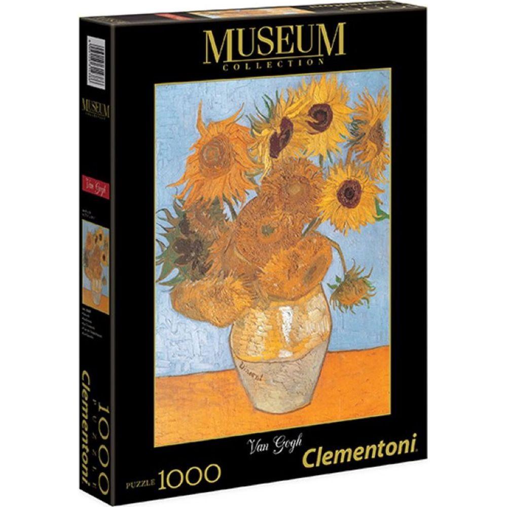 Clementoni  Puzzle Van Gogh - Sonnenblumen (1000Teile) 