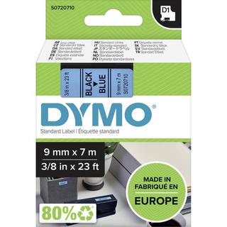 Dymo  Cassetta nastro DYMO D1 40916 Colore Nastro: Blu Colore carattere:Nero 9 mm 7 m 