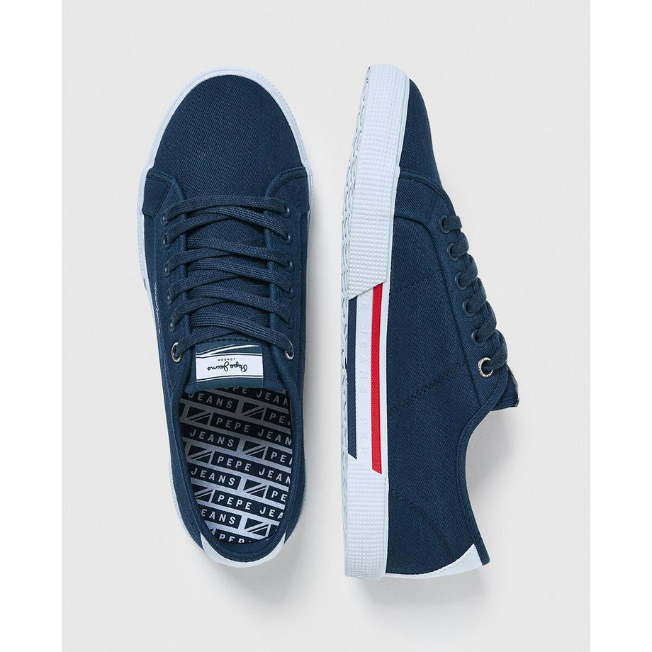 Pepe Jeans Baskets Brady Basic Baskets en toile Brady 