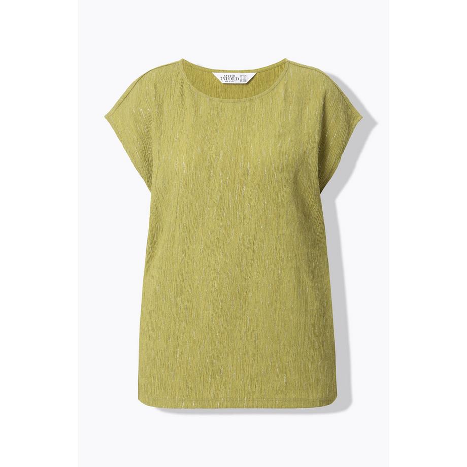 Studio Untold Oversized Krepp Top Glitter Effekt  