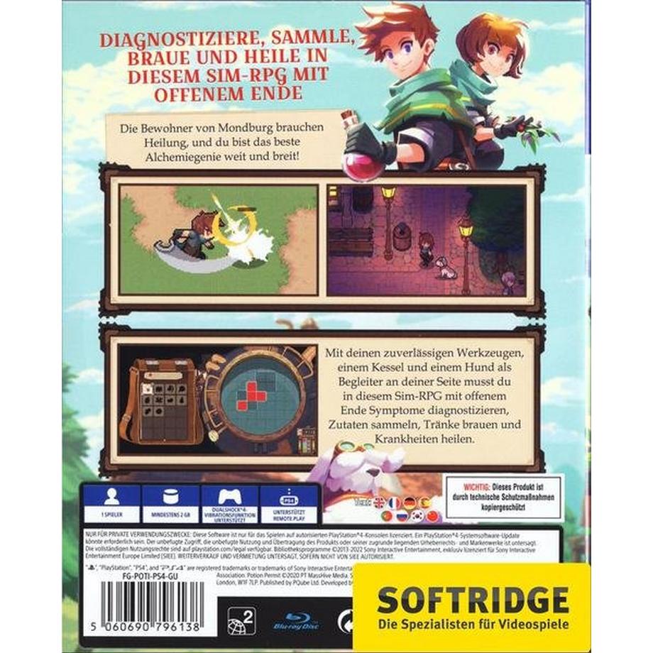 PQube  Potion Permit [PS4] (D) 