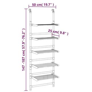 VidaXL Wäscheständer aluminium  