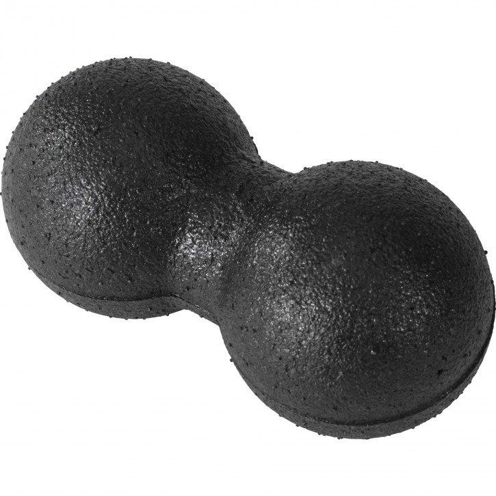 Image of Doppel Faszienball Unisex Schwarz 16cm