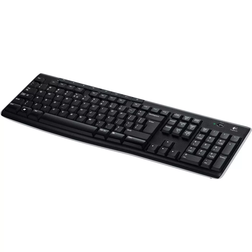 Logitech Tastatur Wireless Keyboard K270 schwarz