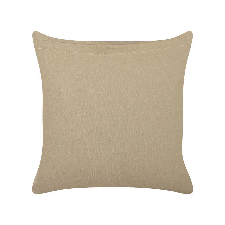 Beliani Dekokissen 2er Set aus Baumwolle Boho SENECIO  