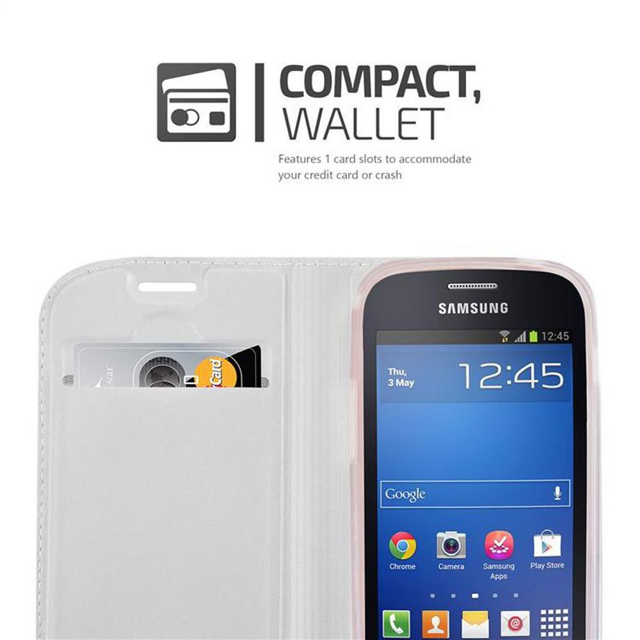 Cadorabo  Hülle für Samsung Galaxy S3 MINI Magnetverschluss, Kartenfach 