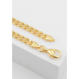 MUAU Schmuck  Bracelet Panzer Gelbgold 750, 4.2mm, 19cm 