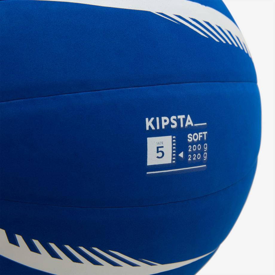 KIPSTA  Ball - Volleyball 200 / 220 g Ball VB500 Soft - Blue/White 
