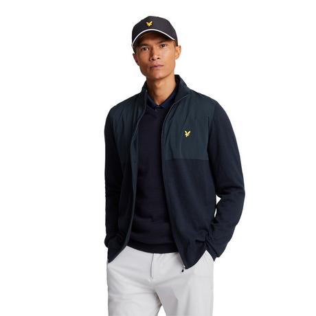 LYLE & SCOTT  Overlay Jacke Durchgehender Reißverschluss  Emblem 