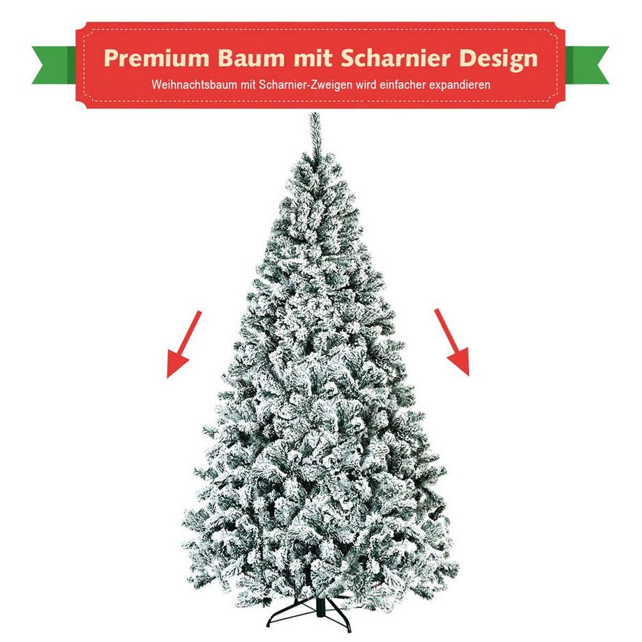 Northix Sapin de Noël artificiel enneigé  