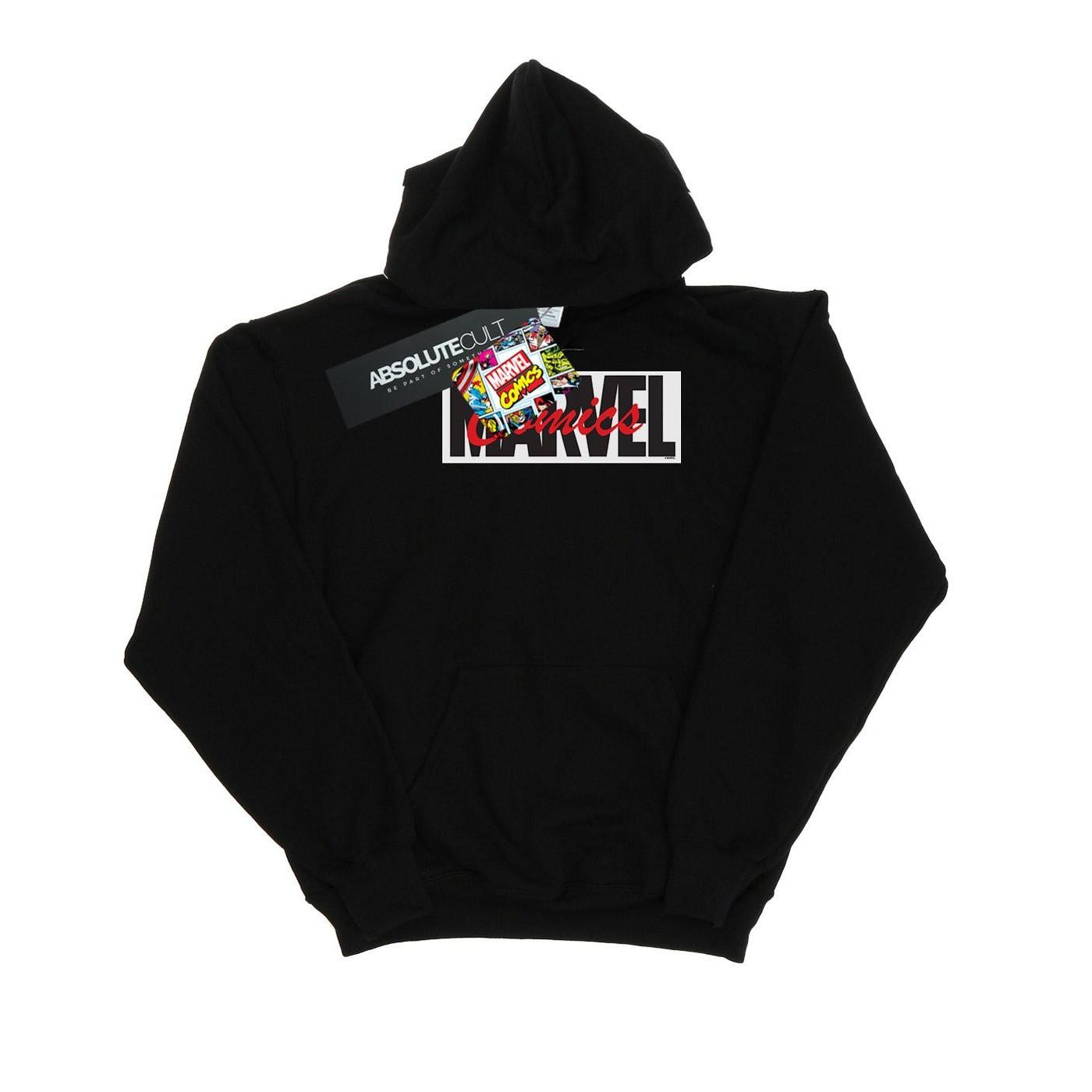 Image of Red Font Logo Kapuzenpullover Mädchen Schwarz 116