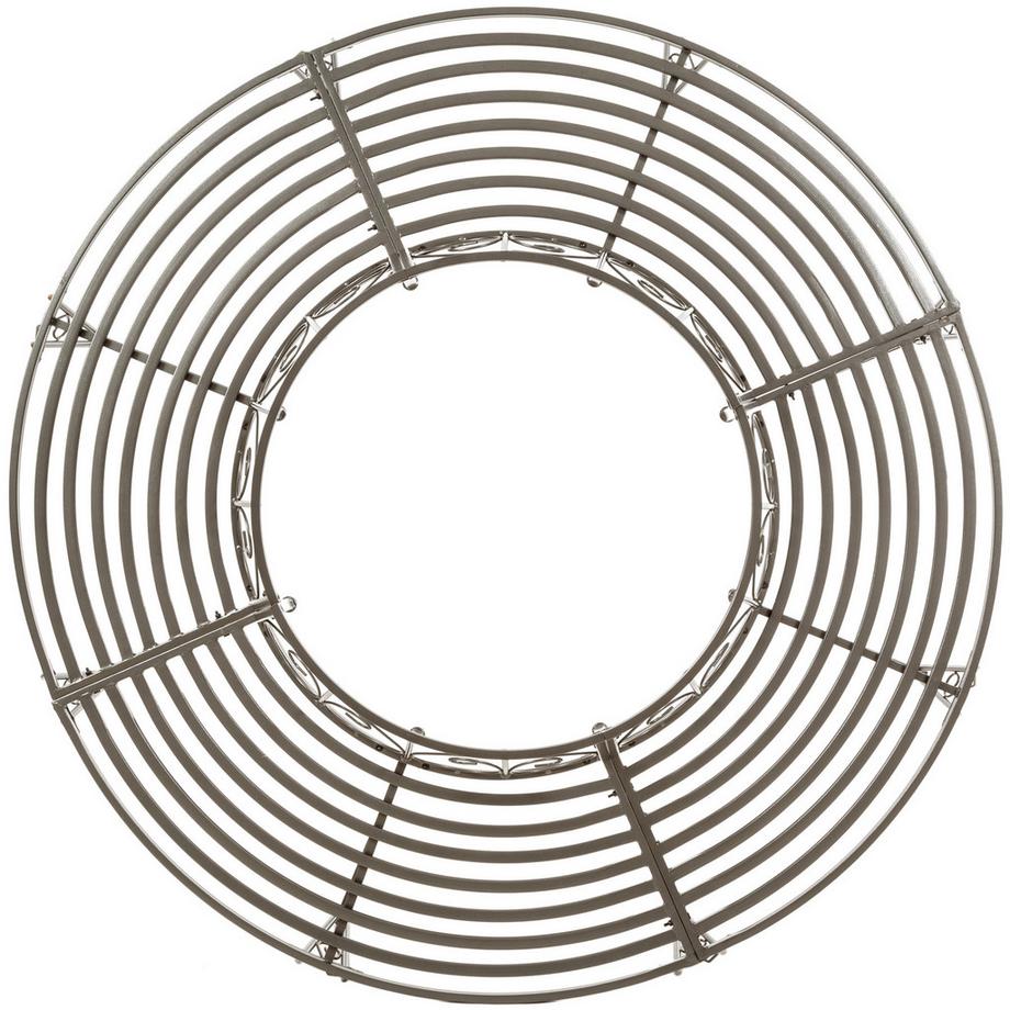 Tectake Banc de jardin circulaire banc d'arbre ENYD style vintage 360° pour plusieurs personnes  