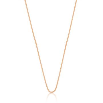 Collier Zopf Rotgold 750, 1.2mm, 45cm