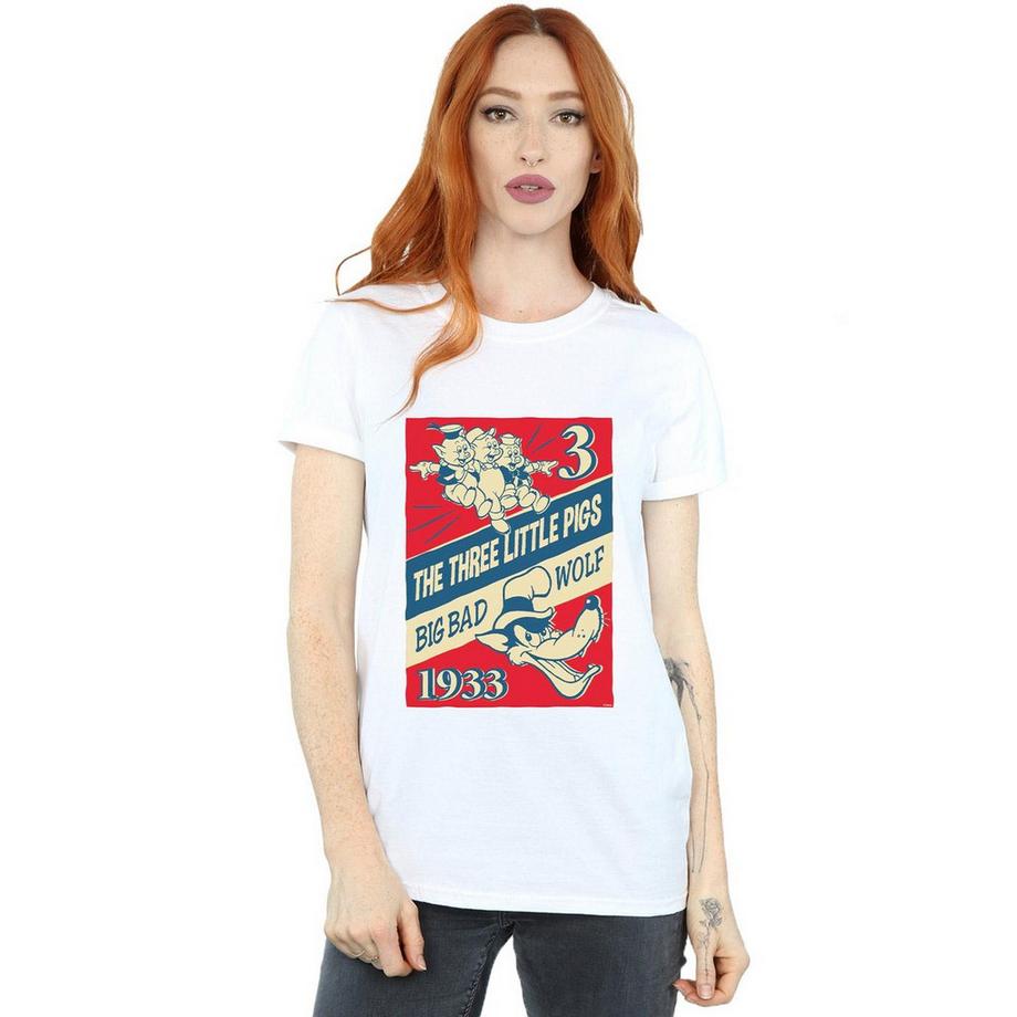 Disney The Big Bad Wolf T-Shirt Stampata  