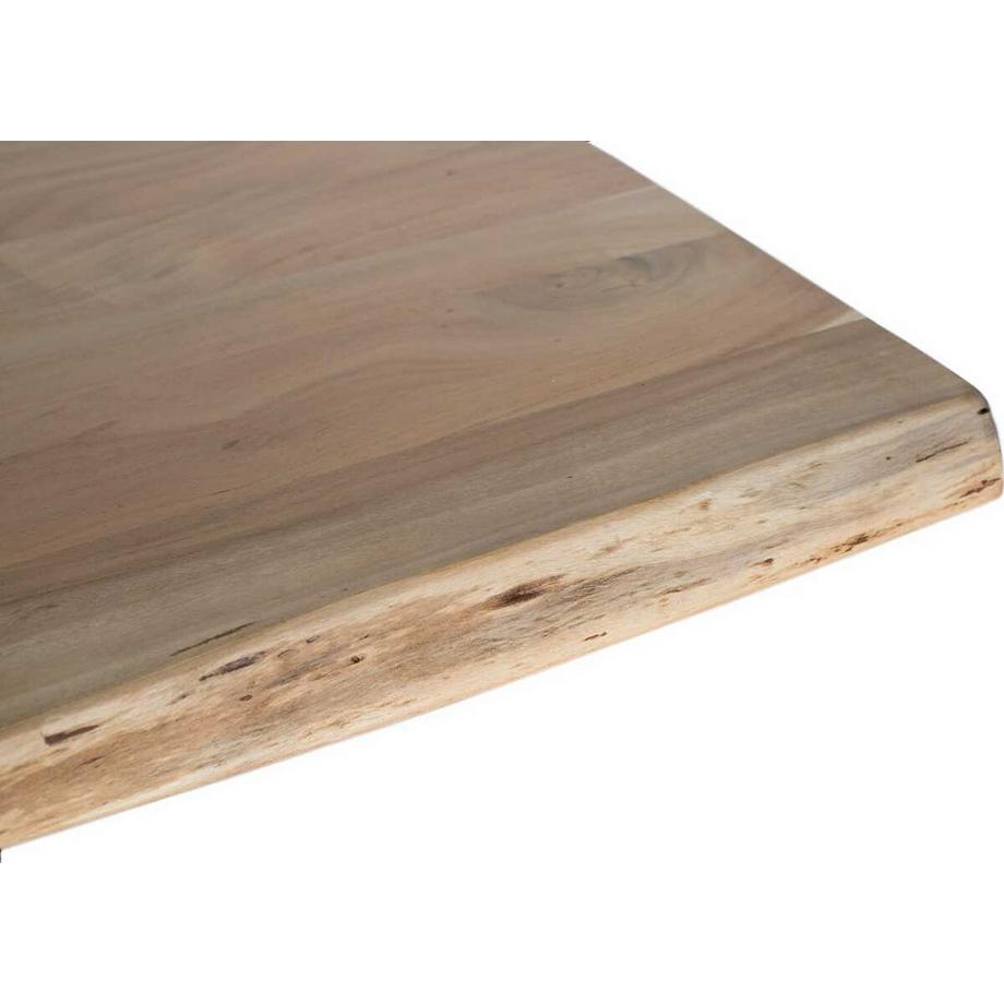 mutoni Table de salle à manger Line en acacia naturel 200  