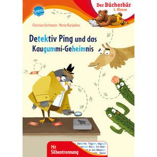 Der Bücherbär Detektiv Ping und das Kaugummi-Geheimnis Seltmann, Christian; Karipidou, Maria (Illustrationen) Copertina rigida 