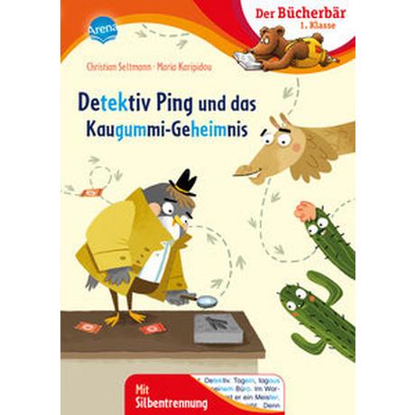 Der Bücherbär Detektiv Ping und das Kaugummi-Geheimnis Seltmann, Christian; Karipidou, Maria (Illustrationen) Copertina rigida 