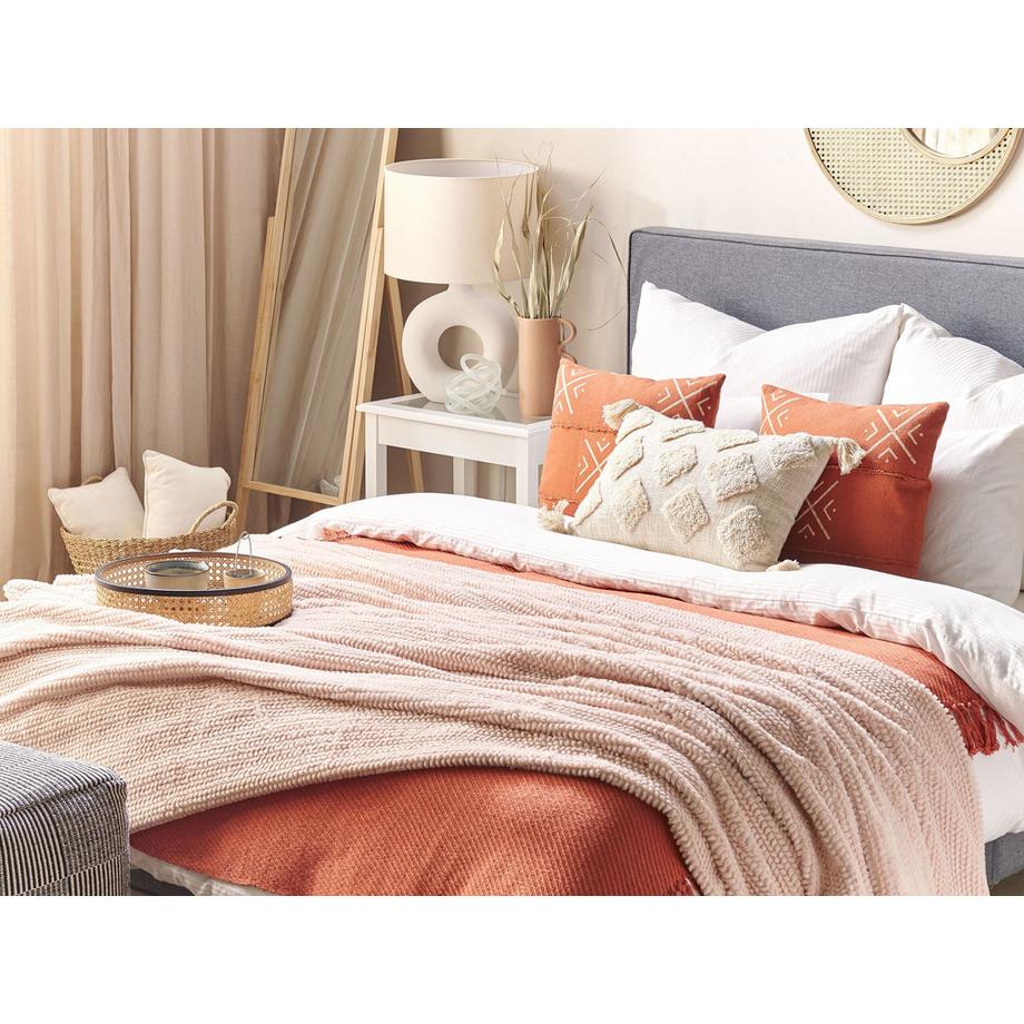 Beliani BJAS Coperta in Poliestere  