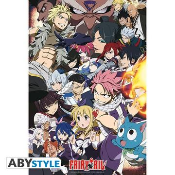 Poster - Gerollt und mit Folie versehen - Fairy Tail - Magisches Turnier