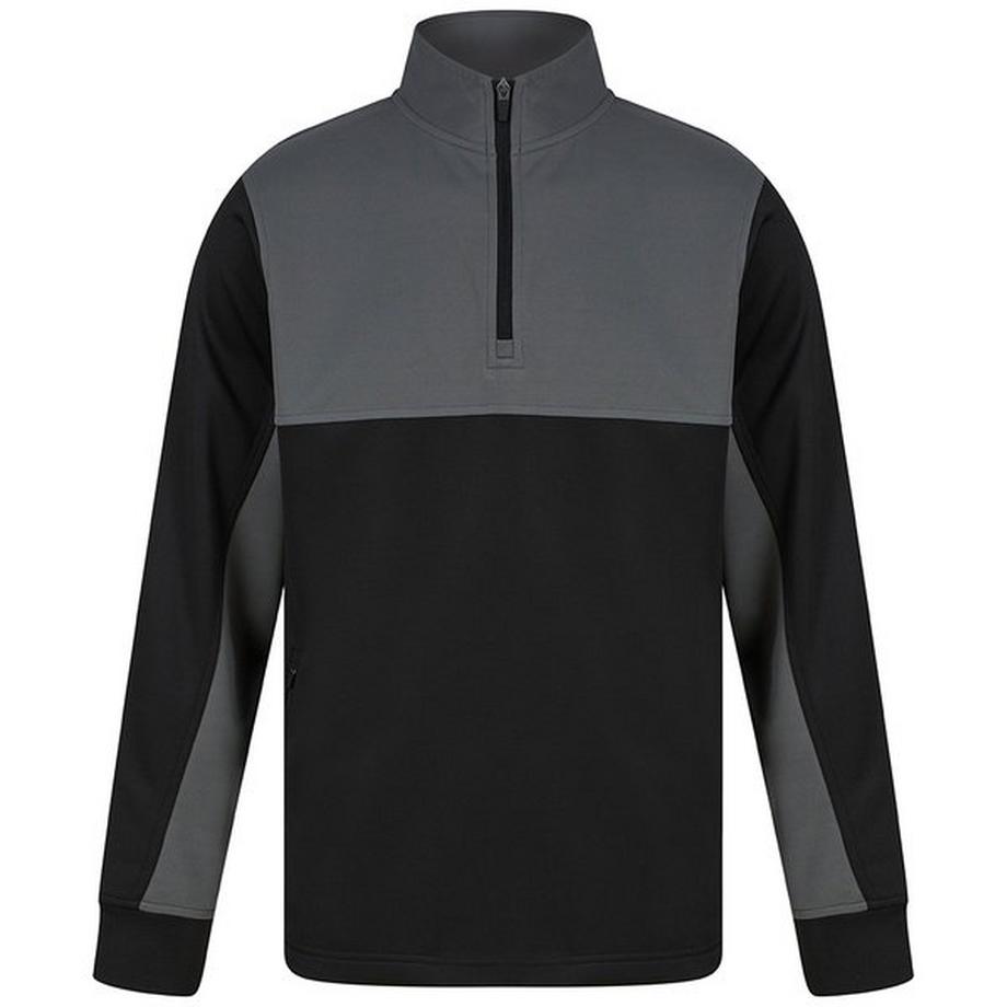 Trainingsjacke mit kurzem Reißverschluss