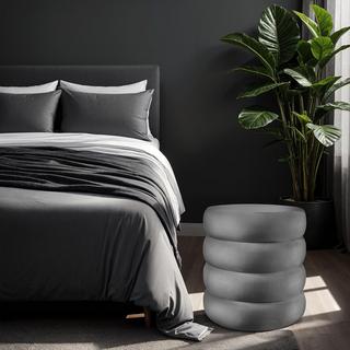 Tectake Tabouret ALTU rembourré avec rangement  